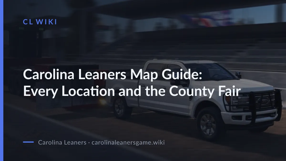 Carolina Leaners Map Guide: Every Location and the County Fair