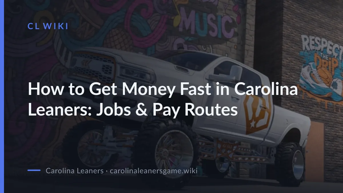 How to Get Money Fast in Carolina Leaners: Jobs & Pay Routes